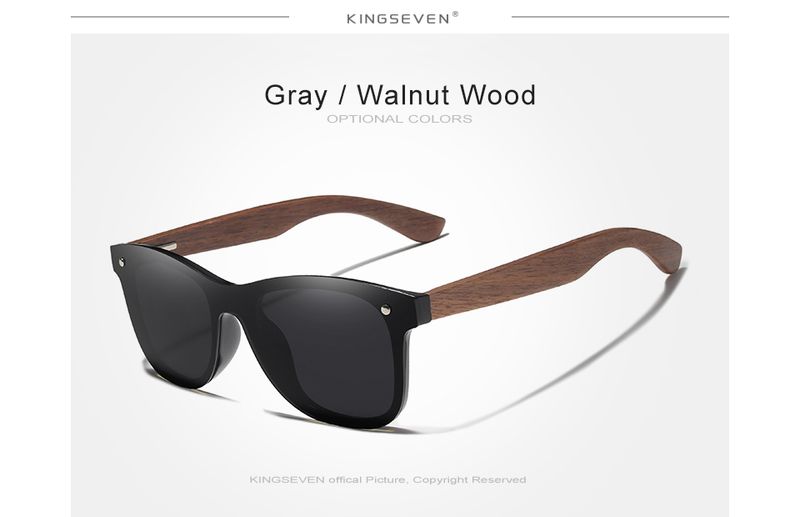 KINGSEVEN Occhiali da sole con lenti polarizzate nere, nuovi occhiali da sole in legno di zebra da donna e da uomo, occhiali da sole vintage in legno, occhiali retrò_voghion.com