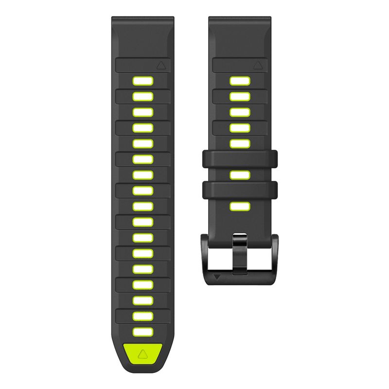 Watchbands Two-color Quick-release Silicone Strap 7x 22/26mm_voghion.com