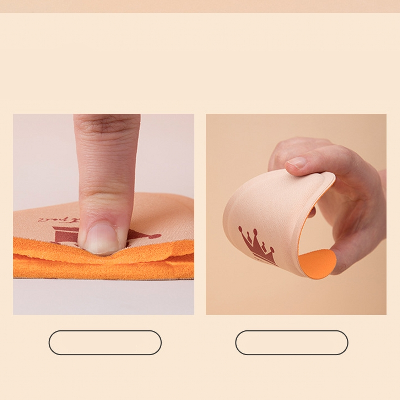 Plantillas antideslizantes de tacón alto para mujer, plantillas para aliviar el dolor, cojín frontal, almohadillas para zapatos, plantilla para el cuidado de los pies, 1/2 pares_voghion.com