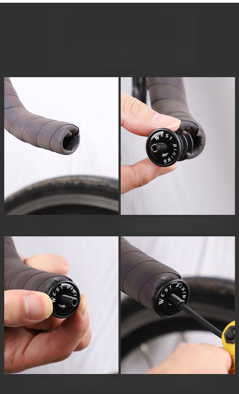 West Rider Old Style Mountain Rubber Handlebar Folding Bike Bicycle Plug Center Shaft Universal_voghion.com
