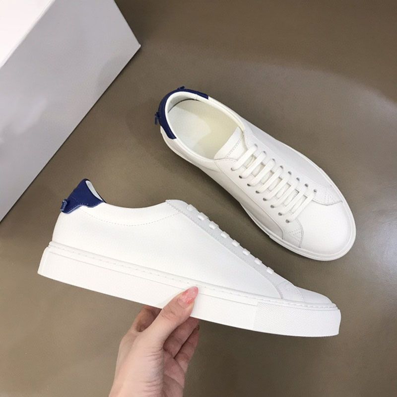 Luxury Couple Style Lace Up White Korean Version Breathable Casual Board Trendy Men's Shoes_voghion.com