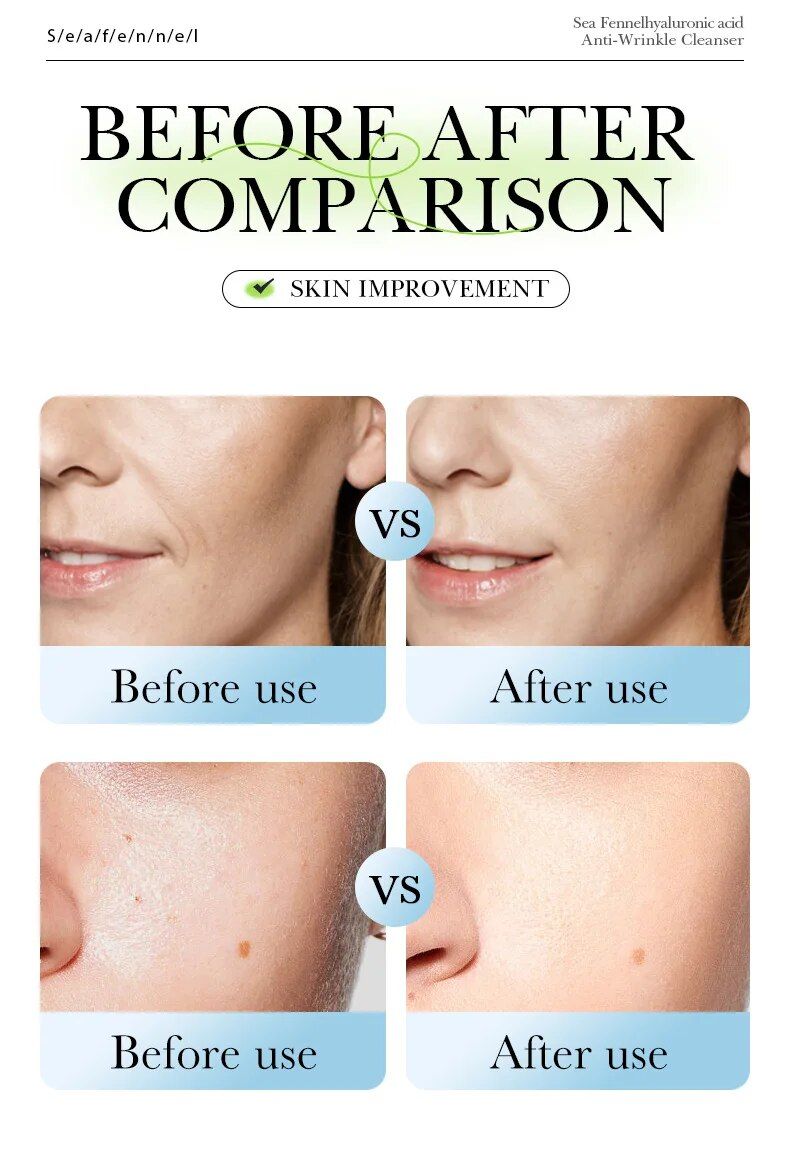 Bioaqua 24ss meriapteegitilli hüaluroonhape puhastab nahka niisutav kortsudevastane sära andev pesuvaht näole_voghion.com