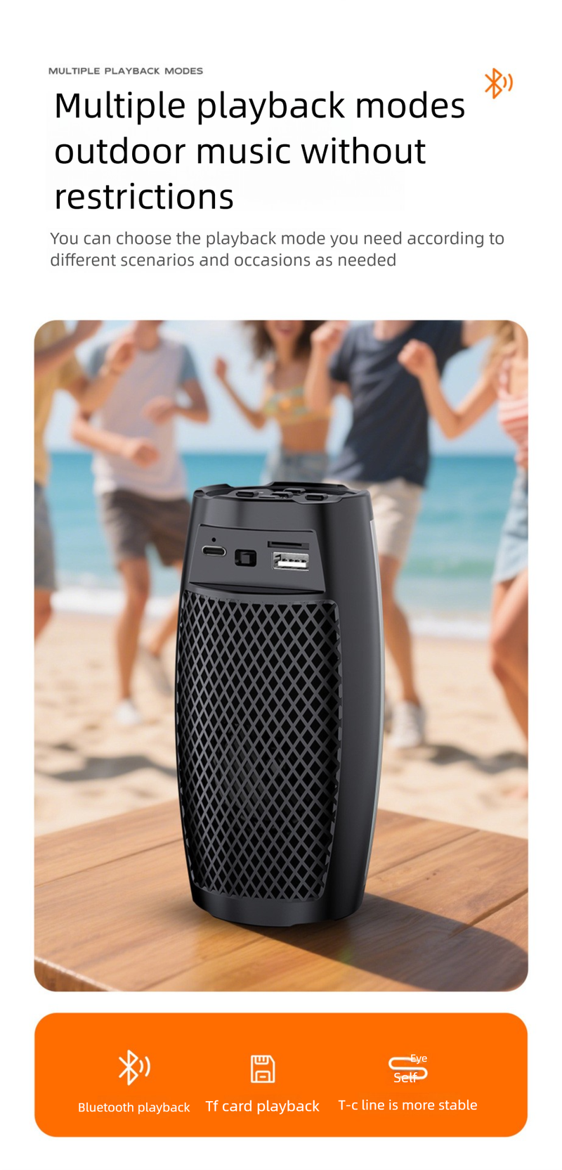 Berlin Sound Internet Celebrity Wireless Bluetooth Speaker High Aesthetic Subwoofer Long Battery Life Card Slot USB_voghion.com