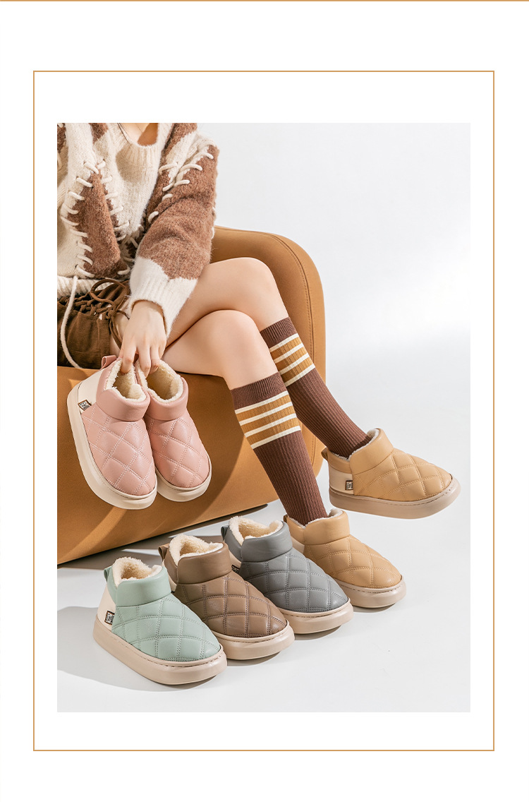Scarpe alte da uomo in cotone invernale con suola spessa, calde, impermeabili, antiscivolo, per interni ed esterni, per coppie, pantofole da uomo_voghion.com
