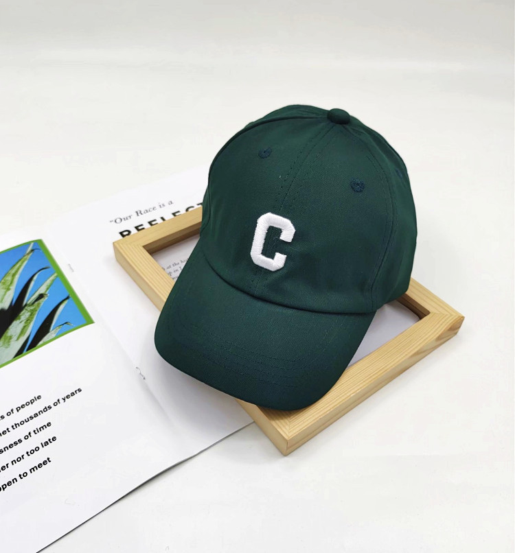 Gorra con visera para niños, otoño c Bordado de letras ins, sombrero coreano para niños y niñas, gorra de béisbol para primavera y otoño_voghion.com