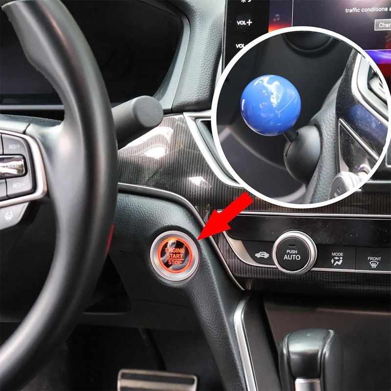 Car One Click Start Button Joystick, All Plastic/metal Club Modification Accessories, Arcade Game Joystick_voghion.com