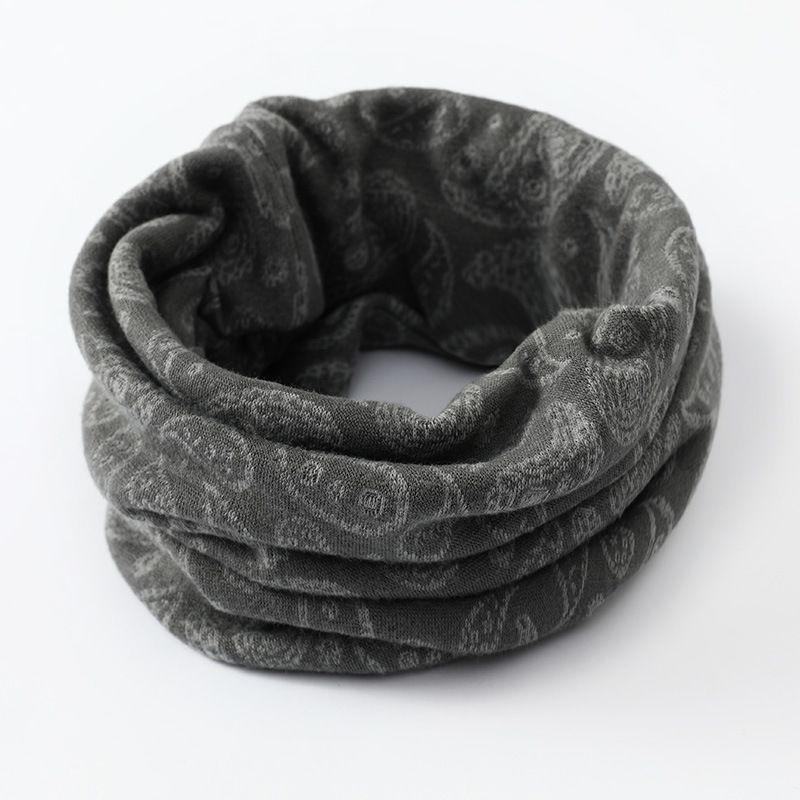 Pure Cotton Straight Warm Gaiter For Men And Women, Neck Warmer, Autumn Riding Windproof Face Mask, Versatile Solid_voghion.com