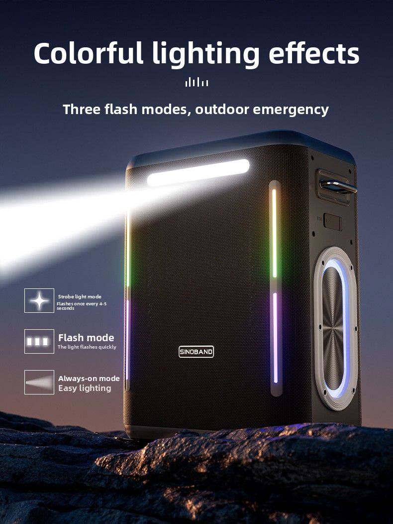 【Alta qualidade】 Xidobao Xdobo Party 1981 Bluetooth 300W de alta potência para karaokê doméstico e transmissão ao vivo para ambientes externos_voghion.com