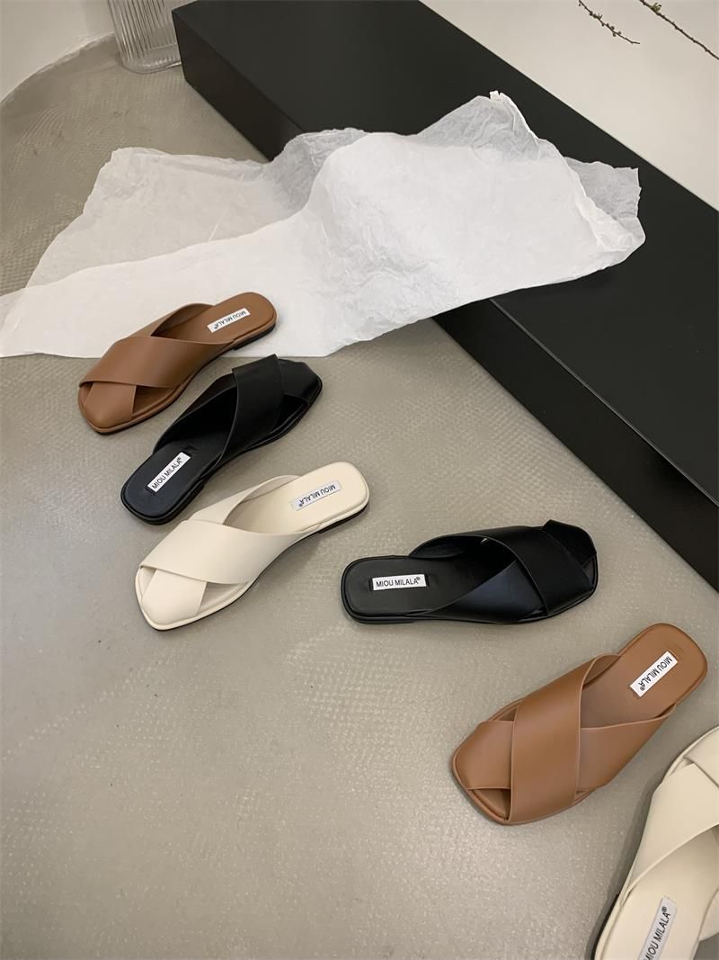 Pantofi de damă Half Dragged primăvara/vara 2024_voghion.com