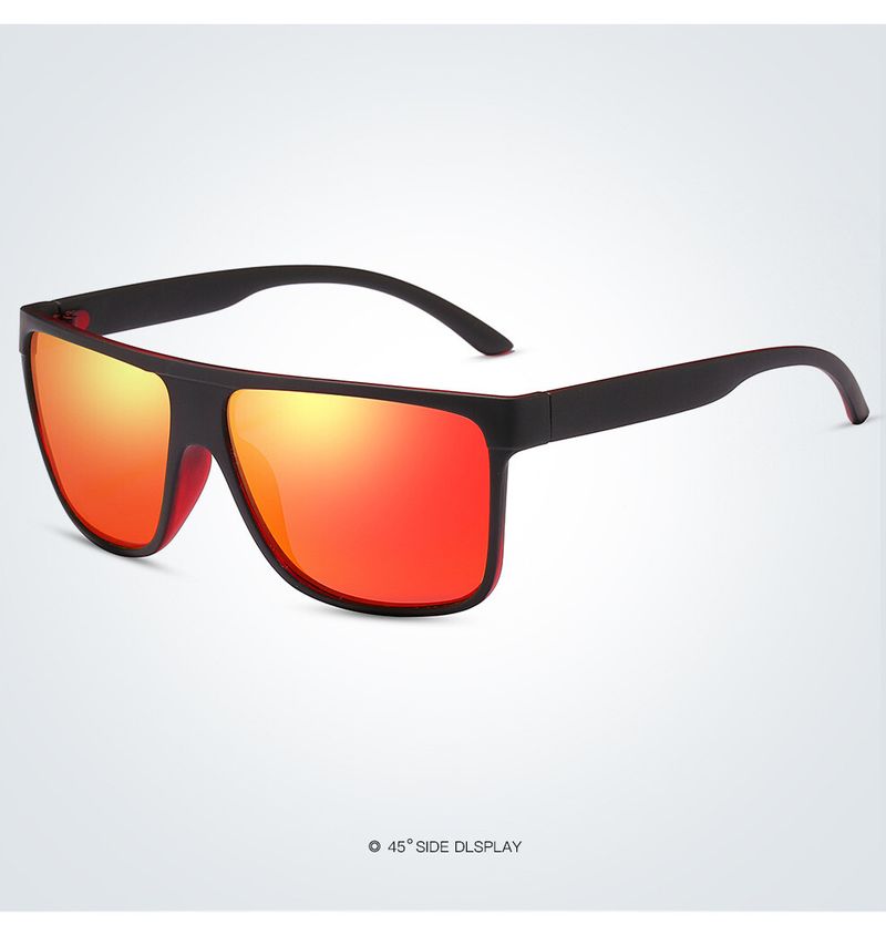 Quadratische polarisierte Sonnenbrille für Herren und Damen, Sport, Autofahren, Outdoor-Sonnenbrille_voghion.com