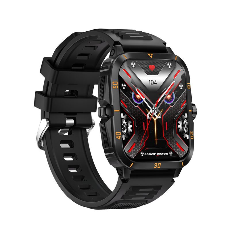 Nuovo orologio sportivo intelligente KT71 da esterno a tre prove, transfrontaliero, 2023, con chiamata Bluetooth, schermo da 1,96 pollici, touch screen completo, aggiornamento della durata_voghion.com