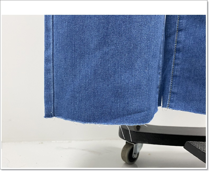 Women's Jeans Long High Waist Perforated Ragged Edge Hot Selling Comfortable Wide Leg Pants_voghion.com