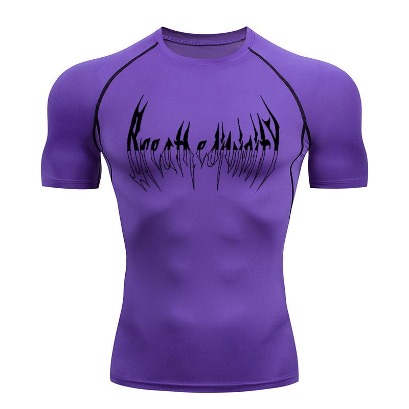 Compressed Long Sleeved Shir, Black -shir, Men's Muscle Quick Drying, Finess Clohing, Sun Proecion, And Spors_voghion.com