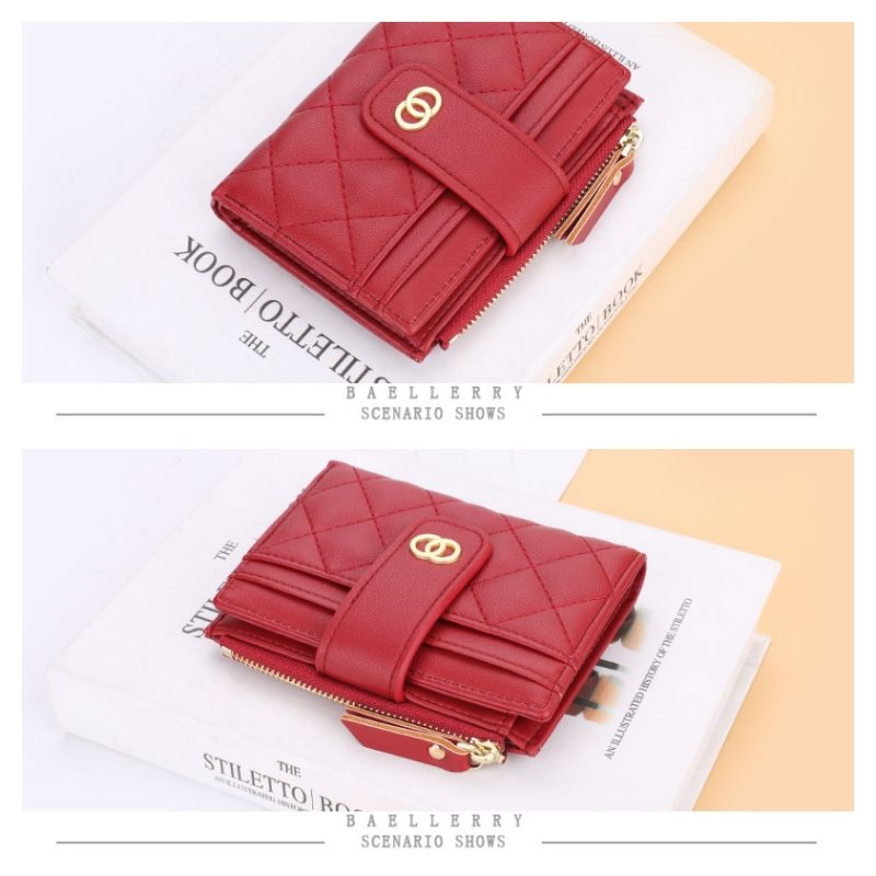 Wallets Small Card Holders Classic Short Top Quality Leather Female Purse Zipper Wallet For Women Carteria_voghion.com
