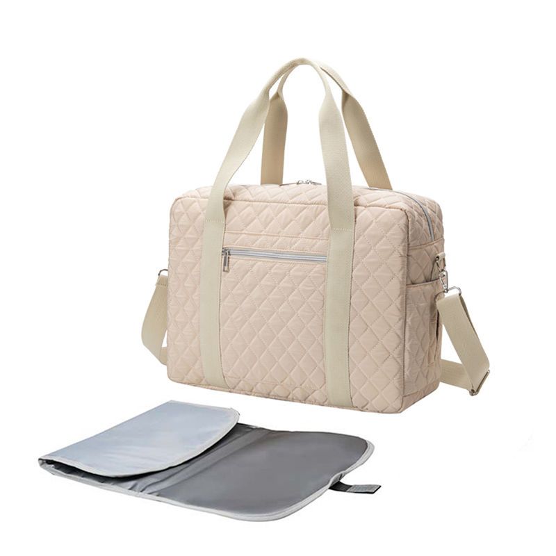 Koreanische Ins Neue Plaid Tragbare Leichte Mutter Und Baby Tasche, Reise Große Kapazität Mama Tasche MOMMY BAG_voghion.com