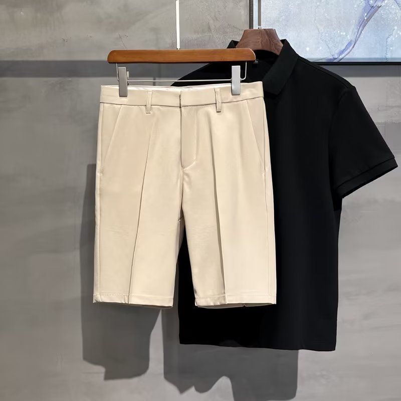 27-42 Summer Luxury High Quality Men's Casual Shorts Versatile 5/4 Western Pants Thin Middle Pants Western Shorts_voghion.com
