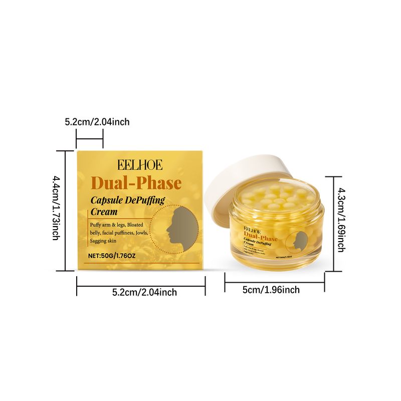 EELHOE Double Effect Capsule Gentle Elasticity Smooth Delicate Daily Moisturizing Skin Care Cream_voghion.com