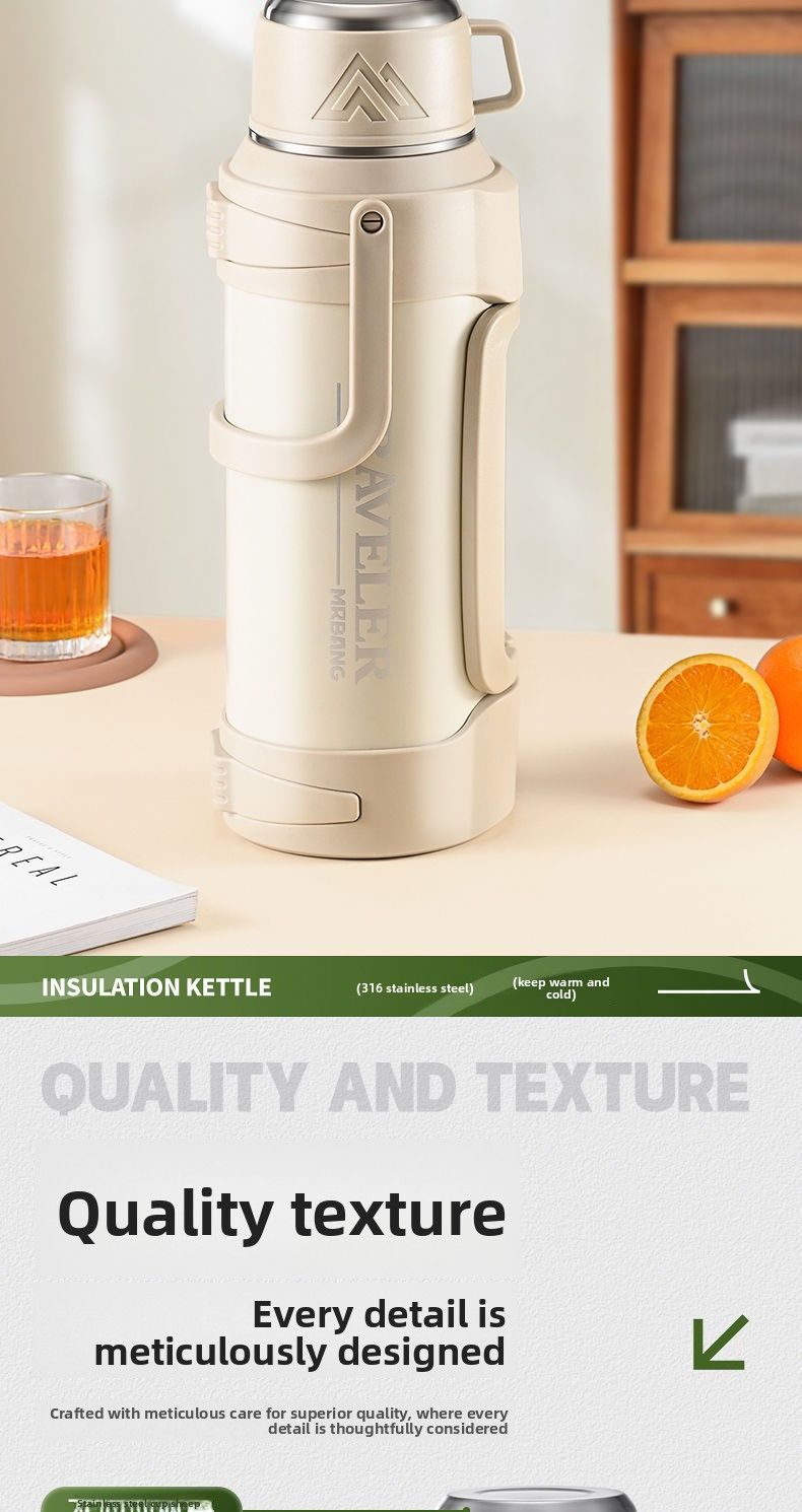 Tazza termica per alimenti in acciaio inossidabile, portatile, per sport all'aria aperta, extra large, per auto e viaggi_voghion.com