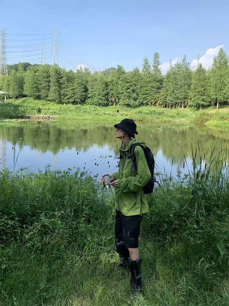 Unbeatable Quality American Outdoor Functional Sun Protection Clothing For Men, Long Sleeved, Thin, UV Resistant, Vibe Style Hooded Top_voghion.com