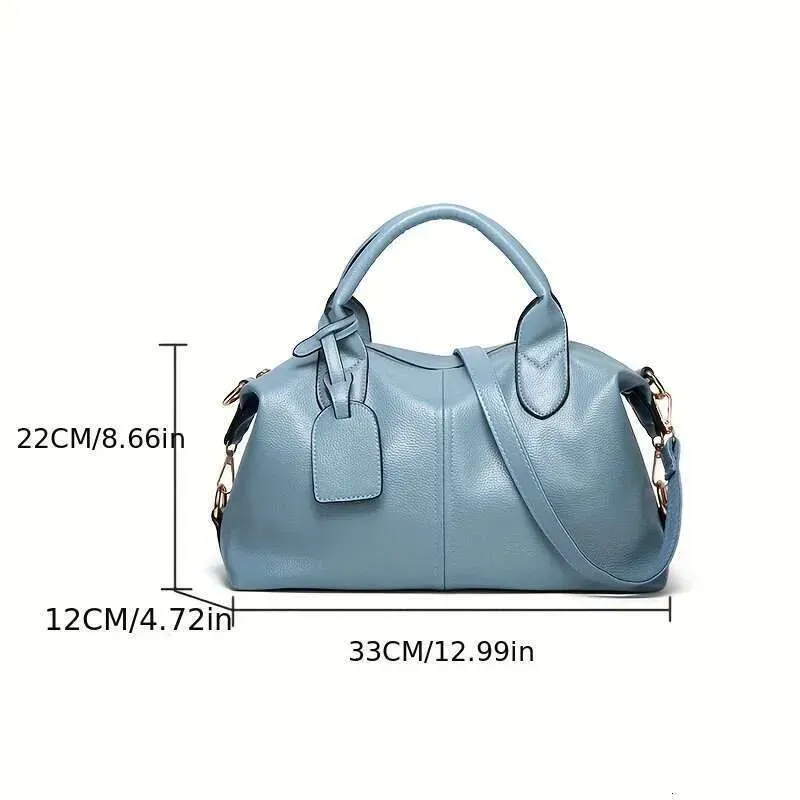 Designer 2025 Fashion And Elegant Large Capacity Oil Wax Tote Convenient Solid Artificial Leather Crossbody Zipper Lock_voghion.com
