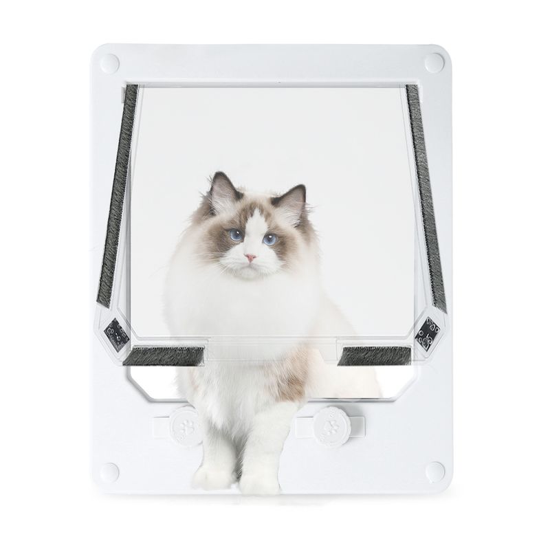 Forniture Doppio foro di rotazione per interruttore Direzione di ingresso Porta per animali domestici Cane Gatto_voghion.com