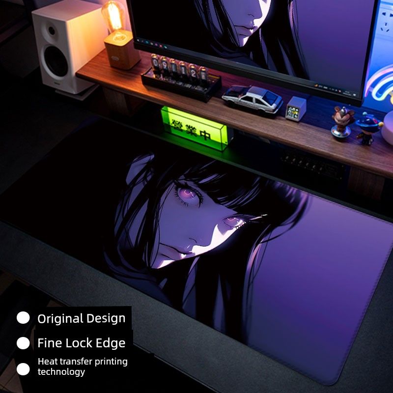 Verhetetlen minőségű tapéta tapéta kétdimenziós egér túlméretezett anime fiúknak játék elektronikus sport számítógép billentyűzet asztalszőnyeg_voghion.com