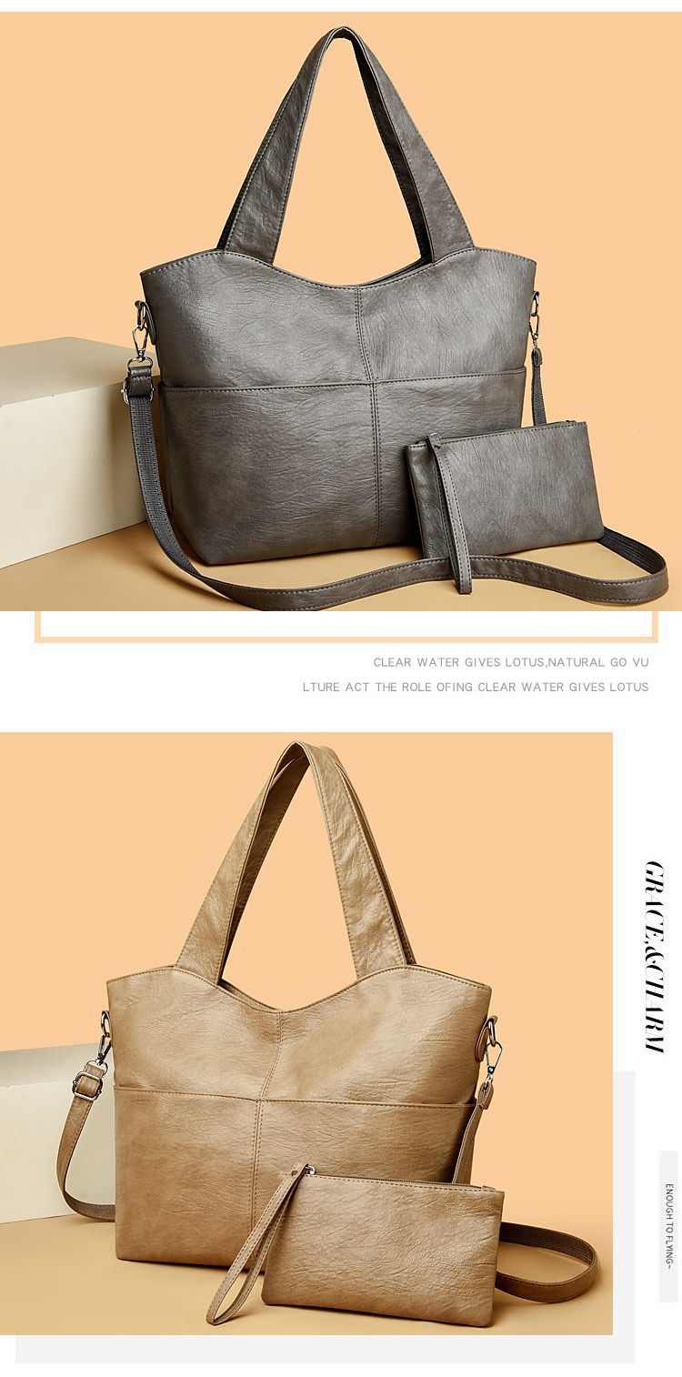 Damentaschen Mode Handtasche Mutter und Kind Tasche große Kapazität Crossbody Umhängetasche_voghion.com