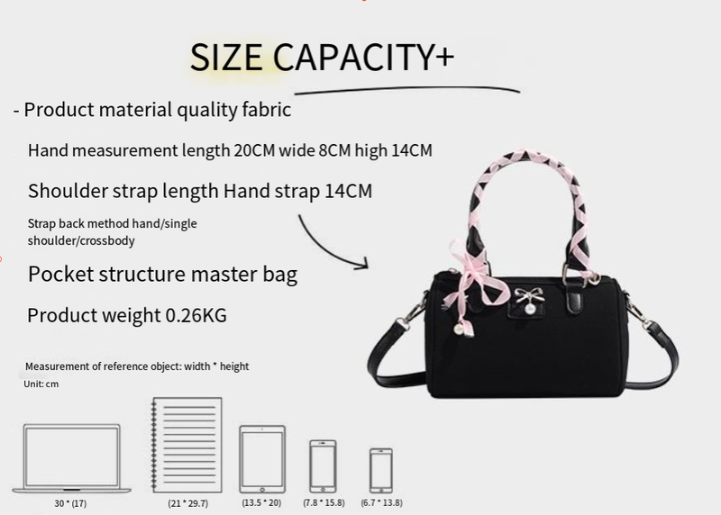 CHARHP&KEJNT2024 new female niche design Boston handbag shoulder crossbody bag_voghion.com