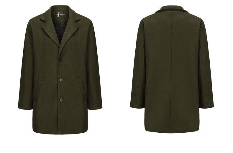 Cappotto da uomo in misto lana – Trench lungo slim fit (6 colori, S-XXXL, foderato in poliestere)_voghion.com