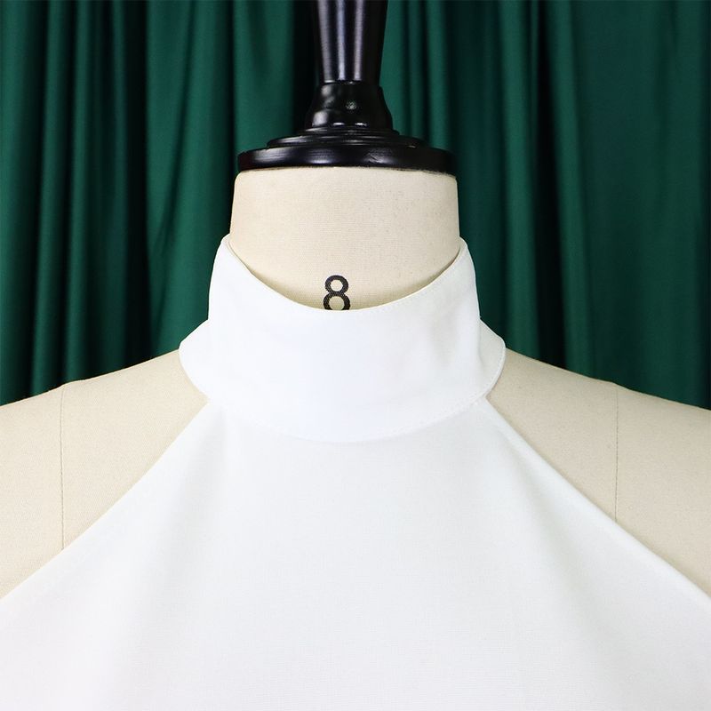 Damenbekleidung Sommermode zweiteilig ärmellos rückenfrei unregelmäßig langer Rock Hose mit weitem Bein_voghion.com