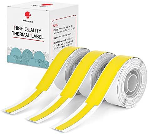 Waterproof Thermal Labels 12x40mm - D30 PVC Sticker Paper For Jewelry, Cables, Cosmetics, Office Use_voghion.com