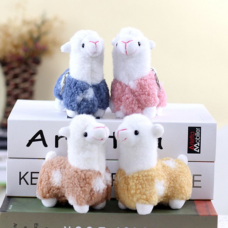 Keychain Plush Adorable Alpaca Charming Small Stuffed Toy For Bags Gifts And_voghion.com