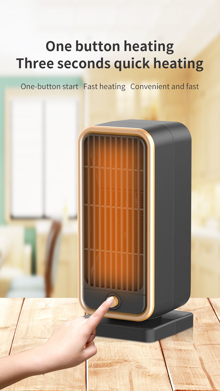 500W PTC keramische ruimteverwarmer, snel verwarmende draagbare elektrische verwarming met oververhittingsbeveiliging, stil en energiezuinig voor thuis, kantoor en slaapkamer._voghion.com