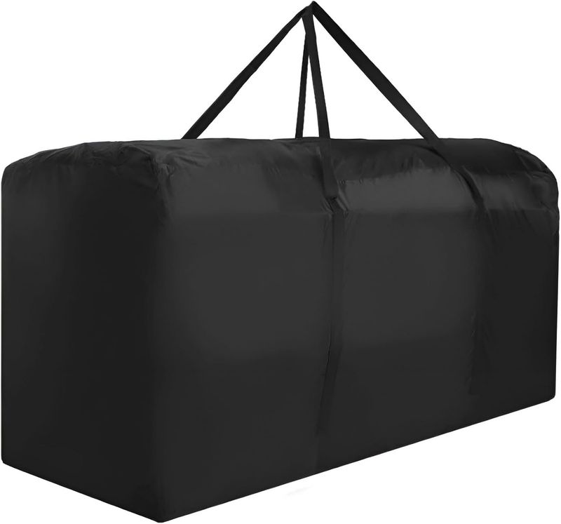 Weatherproof Cushion Bag - Oversized Zipper Patio Storage_voghion.com