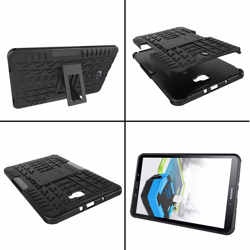 Für Samsung GALAXY Tab A A6 10,1 2016 fall T580 T585 T580N T585N 10,1 zoll Tablet TPU + PC Stoßfest Stand Abdeckung_voghion.com