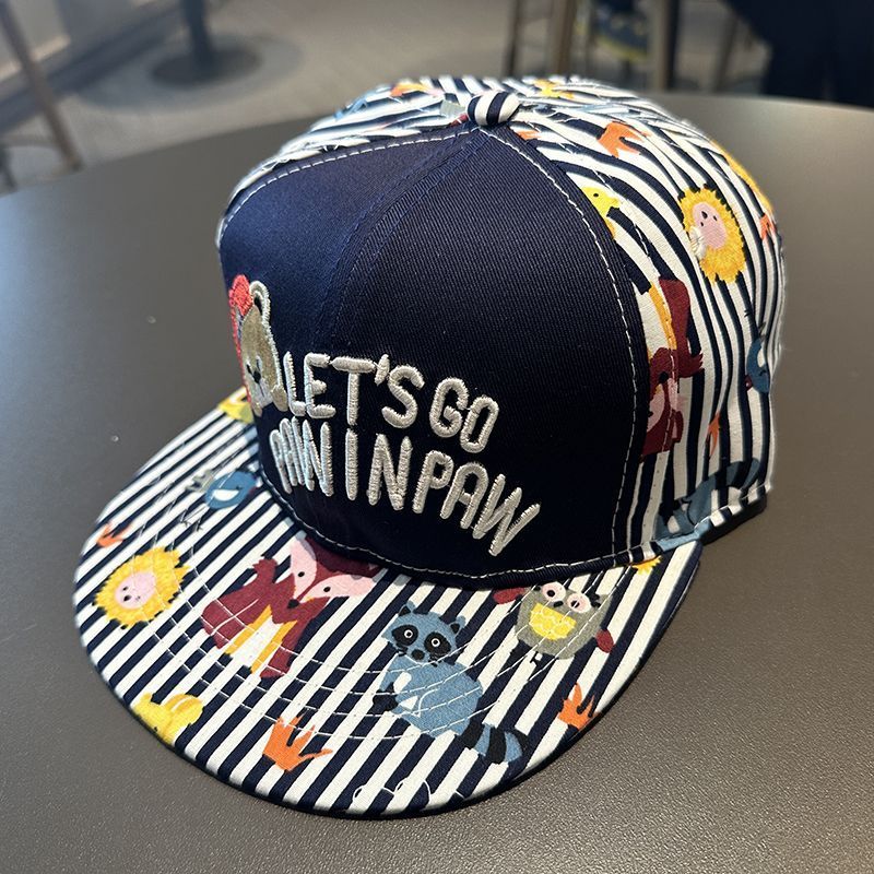 Cappelli hip-hop per bambini, ragazzi e ragazze, tendenze primavera ed estate, cappelli a tesa piatta per la scuola elementare, da baseball e da ballo di strada,_voghion.com