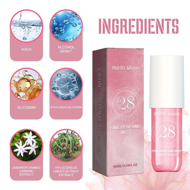 North Series Fresh And Fragrant Non-Irritating Women's Date Perfume Spray_voghion.com