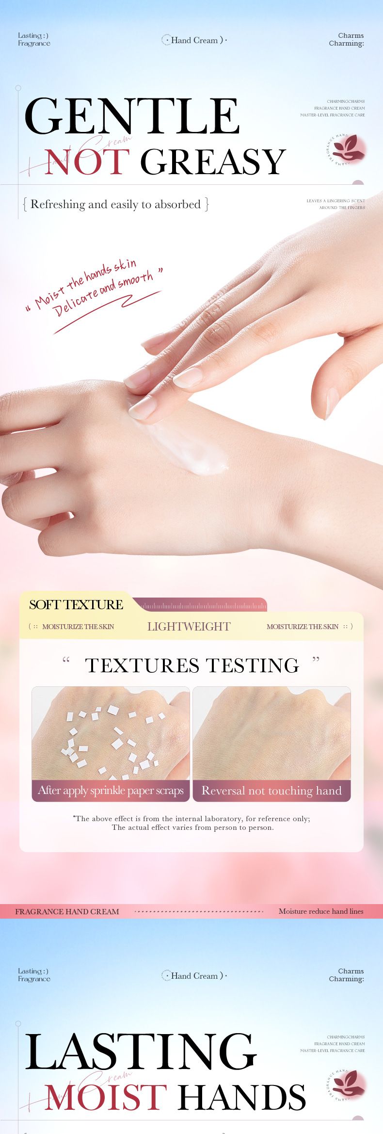 Crème mains hydratante parfumée à la rose pour l'automne et l'hiver_voghion.com