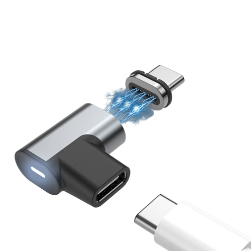 Usb3.1 Magnetische USB C-adapter 10Gbps PD 100W Snel opladen Type C-connector Gegevenssynchronisatie 24 pinnen 4K@60Hz Magnetische USB Type C-adapter_voghion.com