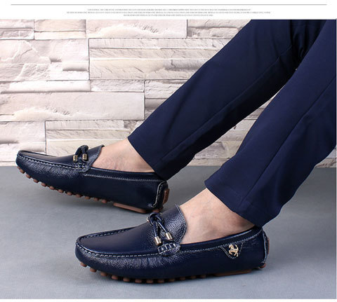 Herresko for turgåing Formelle sko Fritidssko Loafers Mokkasiner Forretningssko Mote_voghion.com