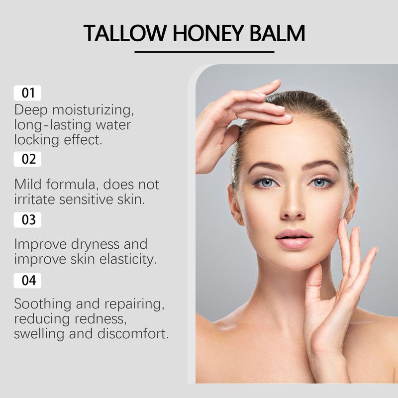 Hoygi Cow Fat Honey Moisturizing Cream Nourishes, Moisturizes, Gently Relieves Dryness Roughness, And Cares For The Skin_voghion.com