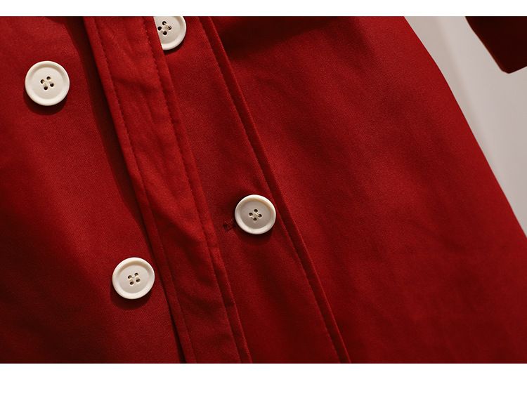 Trench da donna con cintura - Cappotto lungo oversize dalla vestibilità slim, elegante e giovanile, taglie forti, da ufficio e casual_voghion.com