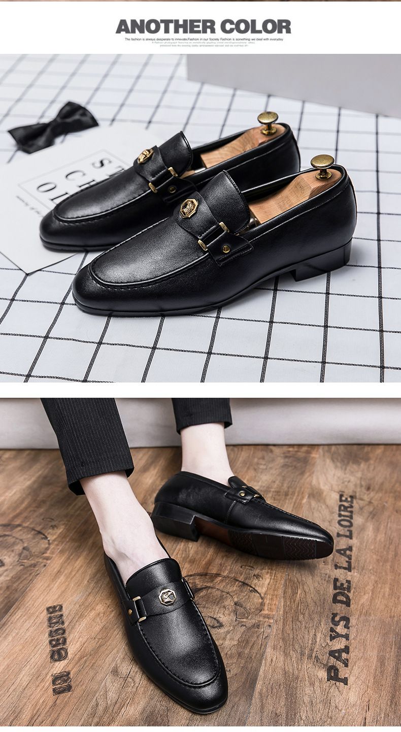 Neue Leder Herrenschuhe Weiche Sohle Rutschfeste Verschleißfeste Jugend Hochzeitsschuhe Business Büro Kleid Freizeitschuhe Trendy_voghion.com
