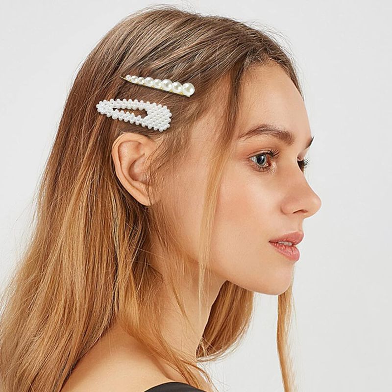 Accessori di vendita caldi Pearl Pan Bb Filo di pesce per capelli spezzati, Clip per bordo con frangia intrecciata a mano su una linea_voghion.com