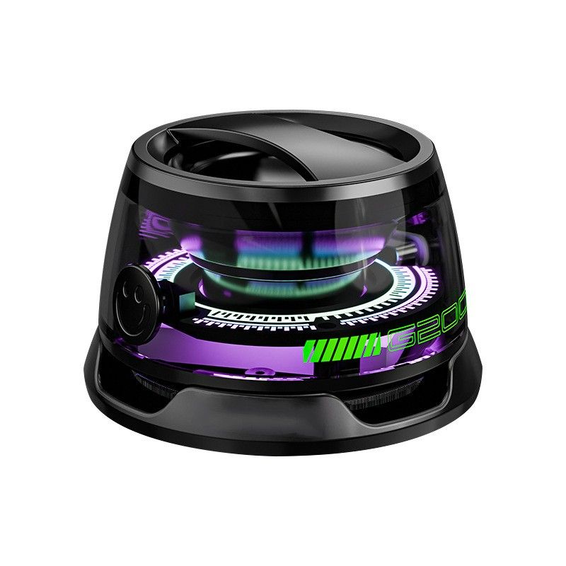 Enceinte Bluetooth magnétique portable sans fil, haut-parleur stéréo avec basses puissantes_voghion.com