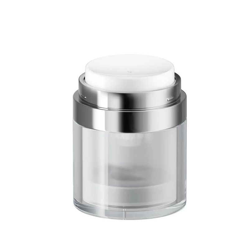50 ml Airless pompfles voor crèmes en serums – luxe navulbare cosmetische container met diamantaccent (lekvrij, reisvriendelijk)_voghion.com
