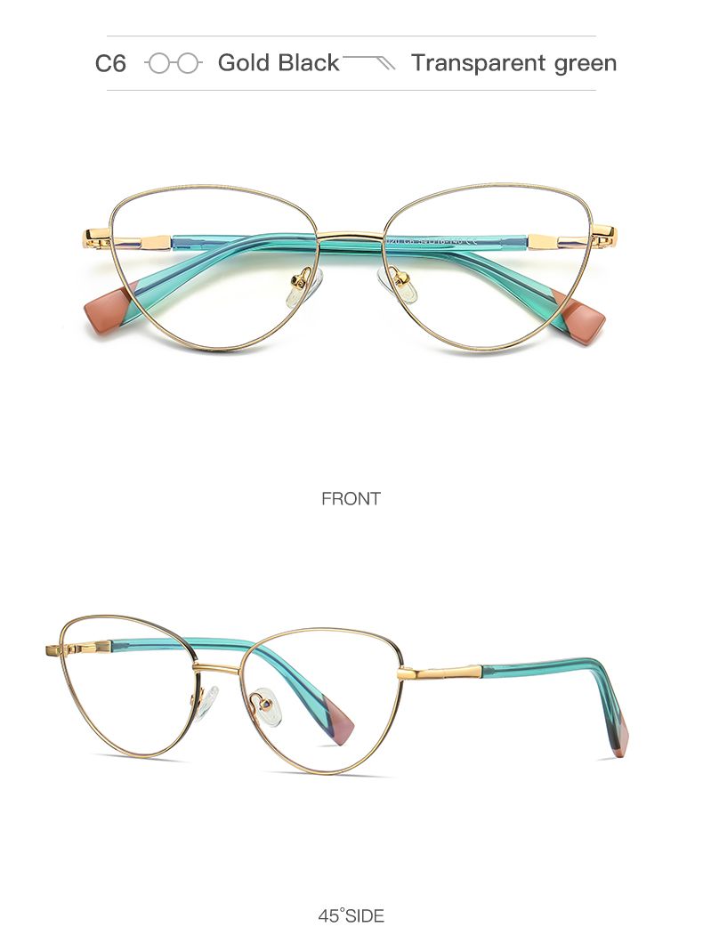 VICKY Neue Mode Katze Anti Lesen Frauen Blau Licht Blockieren Brillen Rahmen augenschutz Korrekturgläser_voghion.com