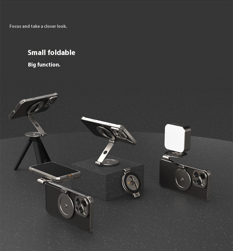 Duale magnetische Telefonhalterung für professionelle Fotografie – universelles Zubehör für Blitzschuhe für iPhone, Android, DSLR- und spiegellose Kameras_voghion.com