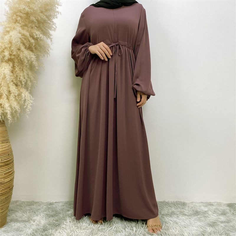 Ramazan Yeni Müslüman Gevşek Siyah Abaya Kadınlar İçin Kimono Dubai Fermuarlı Ön Bornoz Fas Uzun Elbise Jalabiyat Arap Kadın Kaftanı_voghion.com