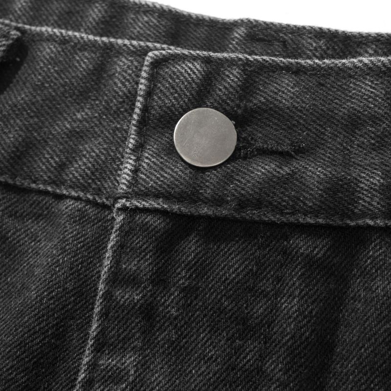 Herenkleding American Cleanfit Black Tassel 507 Jeans Vintage Washed Distressed Broek_voghion.com